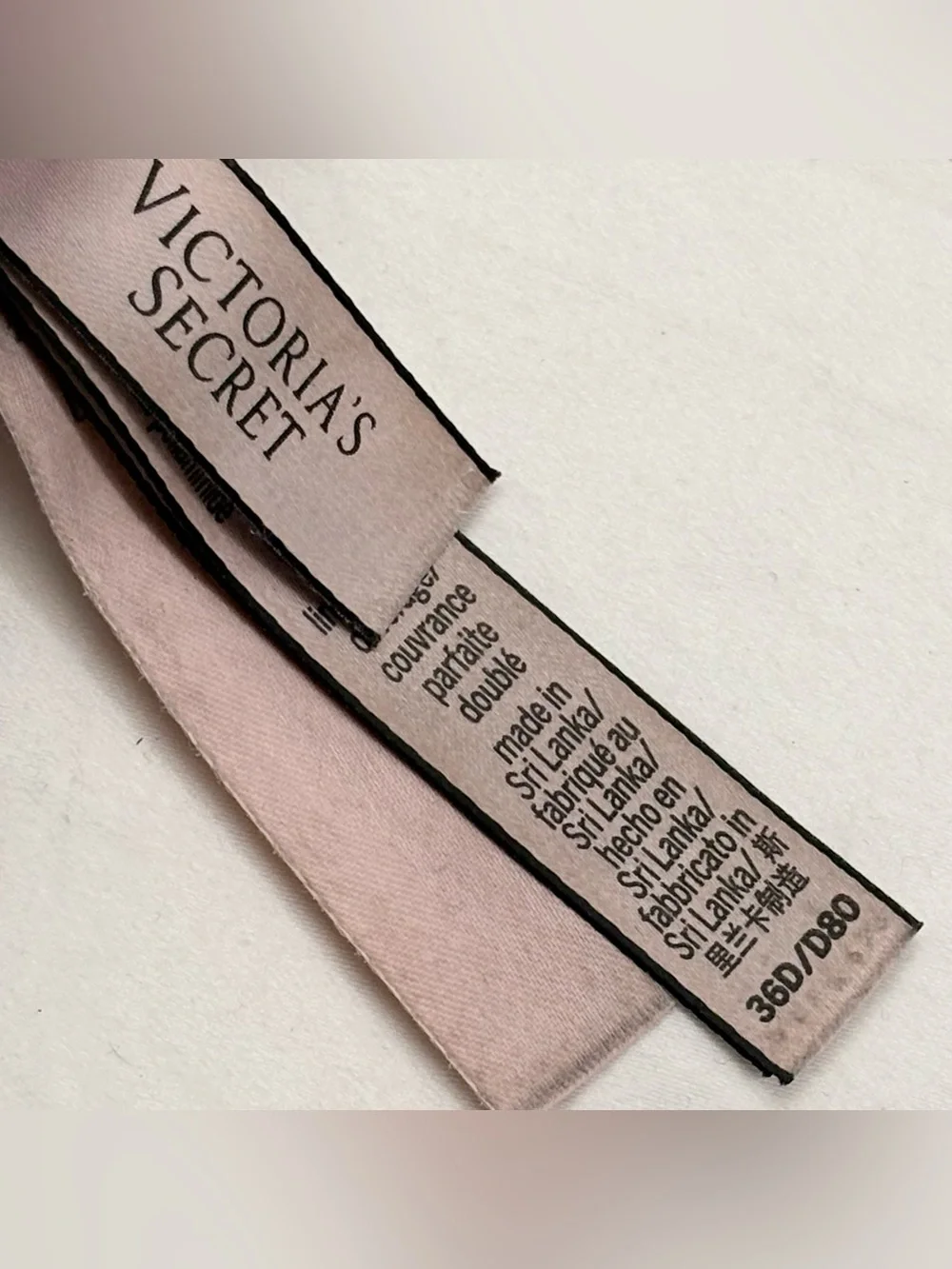 Victoria’s Secret Mauve Heart Bra 36D